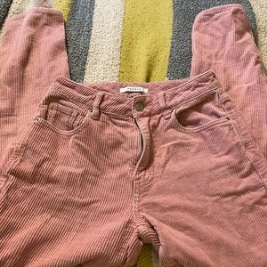 GUC Pacsun Pink Corduroy Mom Jean